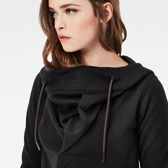 XARIN SLIM DRAPEY HOODED SWEATER SIZE SMALL - Picture 4 of 11